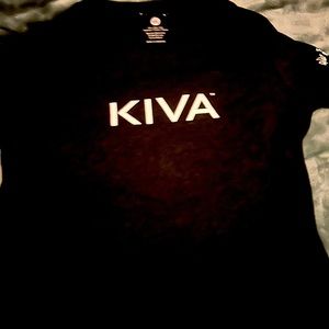 Kiva T-shirt, black short sleeve cotton